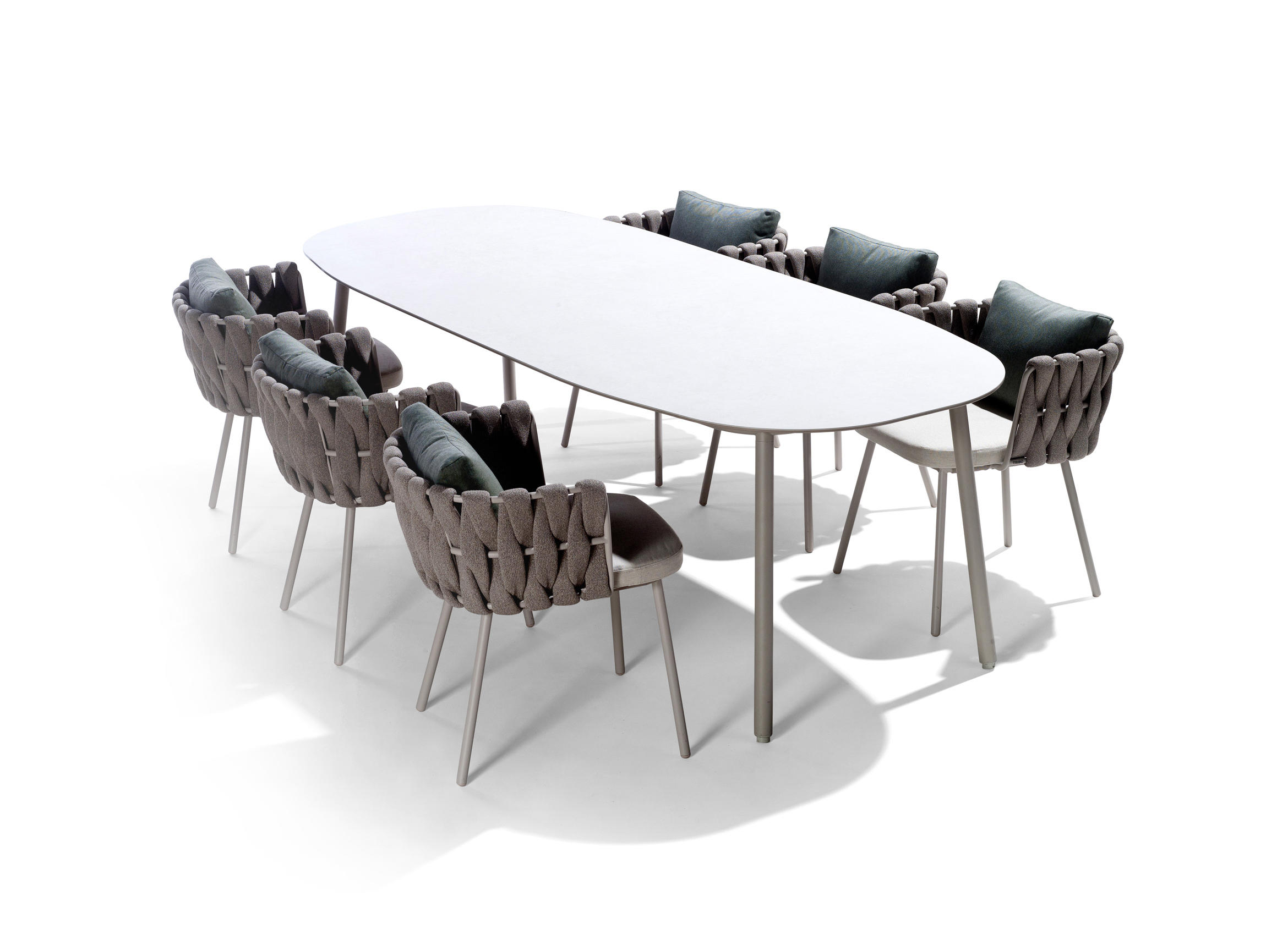 Mesa estofada ambiente externo BKM Store